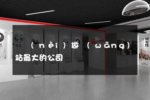 國內(nèi)做網(wǎng)站最大的公司