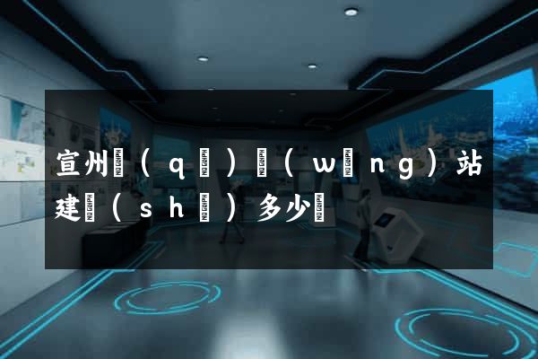 宣州區(qū)網(wǎng)站建設(shè)多少錢