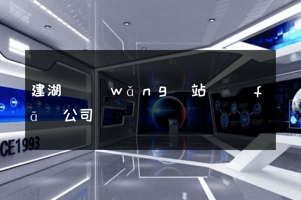 建湖縣網(wǎng)站開發(fā)公司