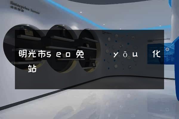 明光市seo免費優(yōu)化網站