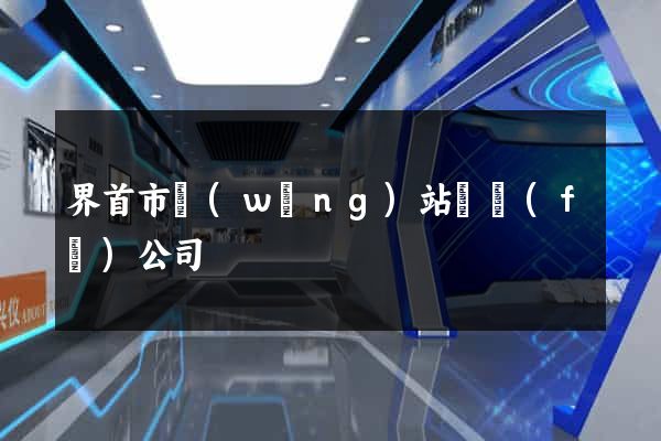 界首市網(wǎng)站開發(fā)公司