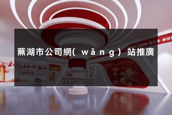 蕪湖市公司網(wǎng)站推廣