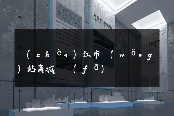 鎮(zhèn)江市網(wǎng)站商城開發(fā)