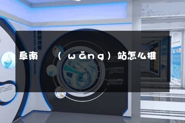 阜南縣網(wǎng)站怎么推廣