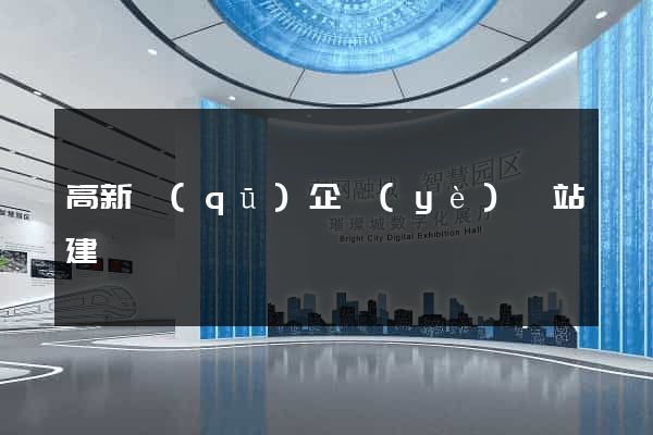 高新區(qū)企業(yè)網站建設