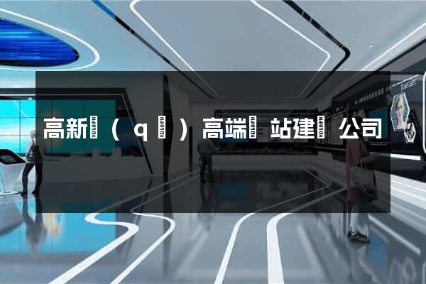 高新區(qū)高端網站建設公司